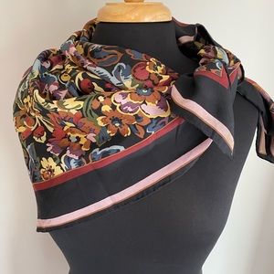 Bill Blass Square Scarf Floral